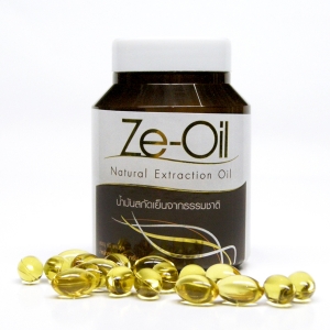 Ze Oil (ซีออยล์) จากน้ำมันสกัดเย็น 4 ชนิด เพื่อสุขภาพ 60cap